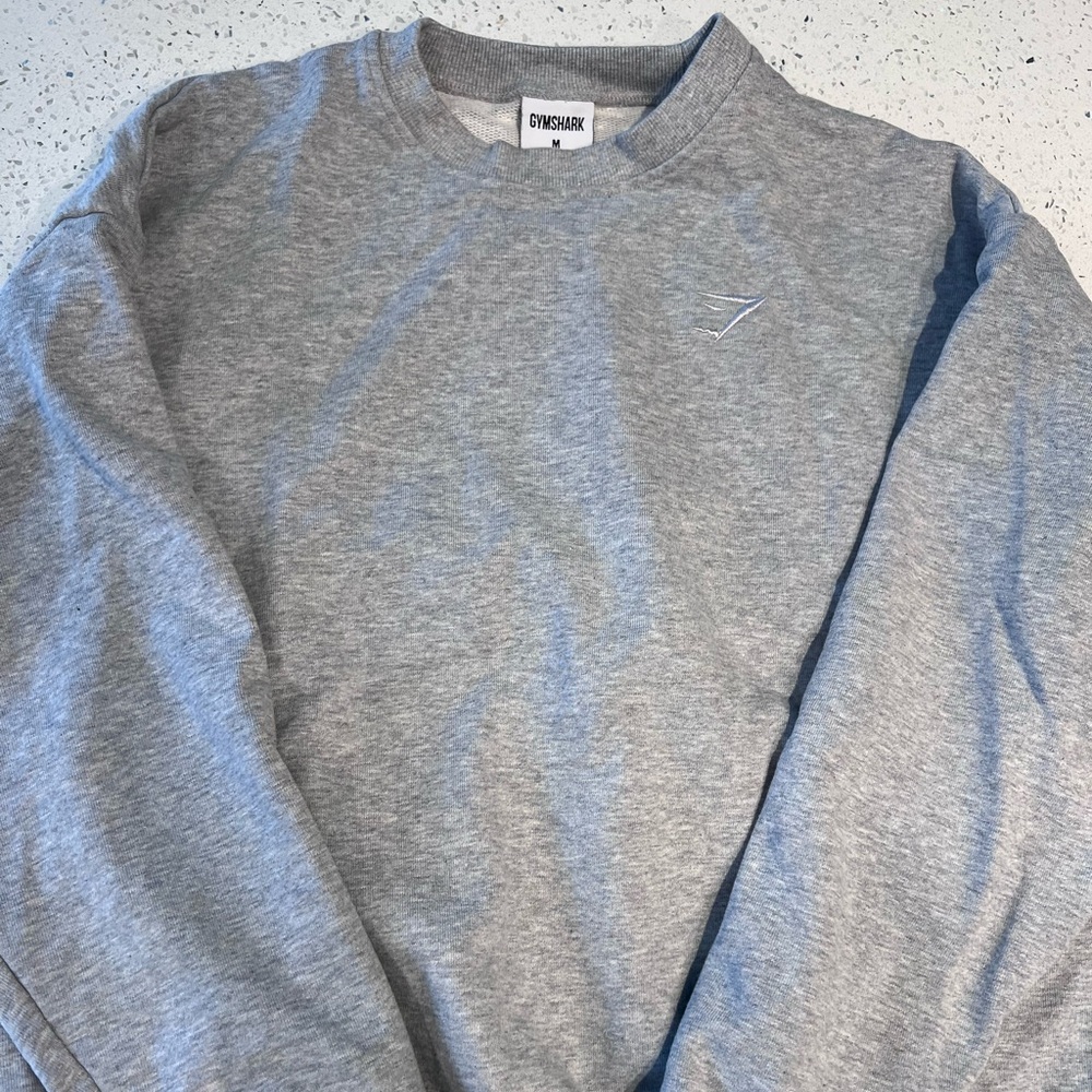 Gymshark Women’s Light Gray Crewneck Rest Day Size Medium